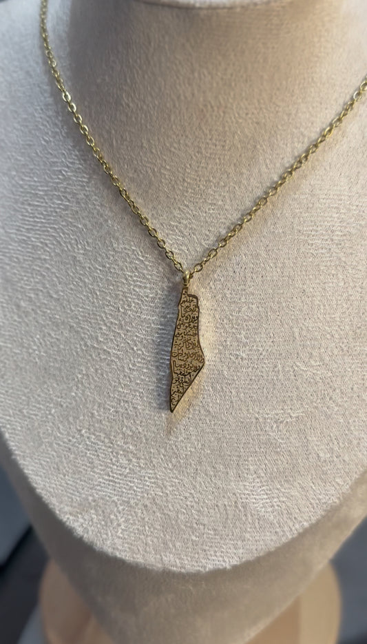 Palestine flag Necklace