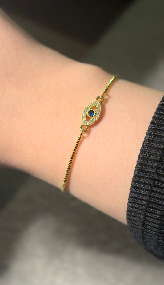 Gold Eye bracelet