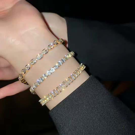 Classic tennis bracelets