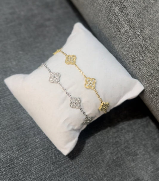 Crystal clover Bracelets